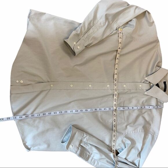 HAGGER Black Label Light Grey ButtonUpDress Shirt - Picture 6 of 6